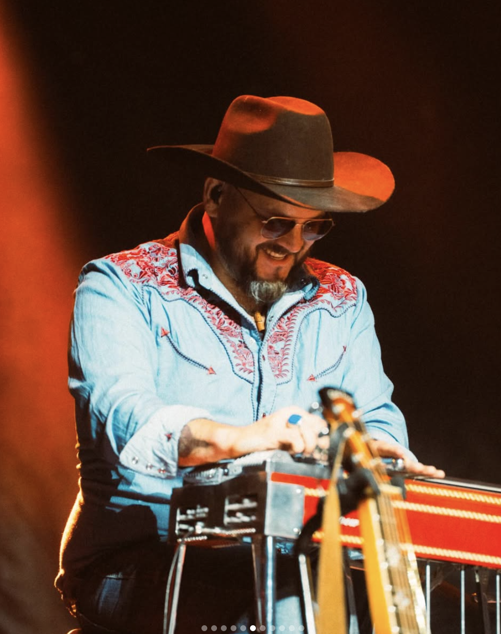 Kevin Neal performing live on pedal steel